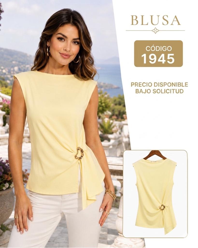 Blusa con herraje lateral