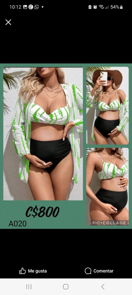 A020Traje de baño de 3  piezas