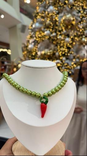 Miniatura 2 de Collar perlas con ají