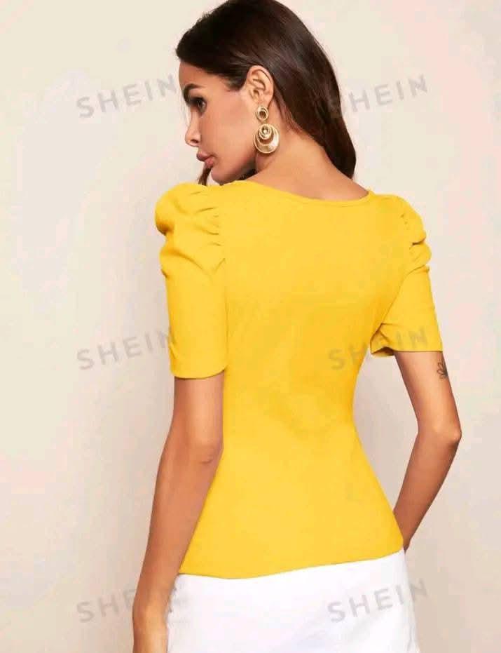 Miniatura 2 de Blusa amarilla Shein