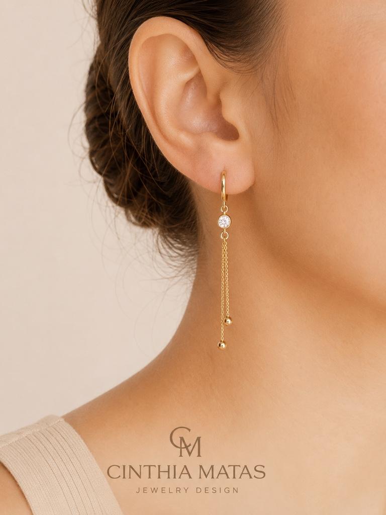 Miniatura 2 de Aretes circonea