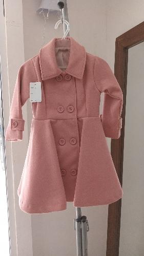 Abrigo rosa T-2 botones