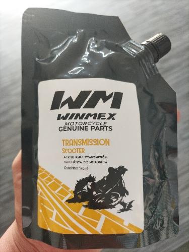 Aceite de transmisión para motoneta.
