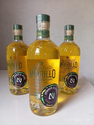 Aguardiente amarillo de manzanares 750