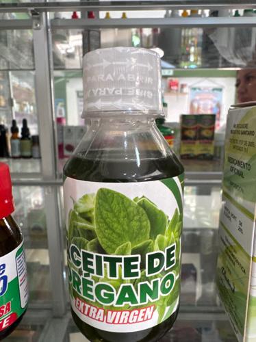 Aceite de orégano comestible