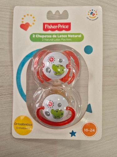 2 CHUPETES LATEX NAT. ORTODONTICO 18-24