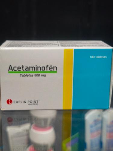 Acetaminofén 500mg tabletas Caplin