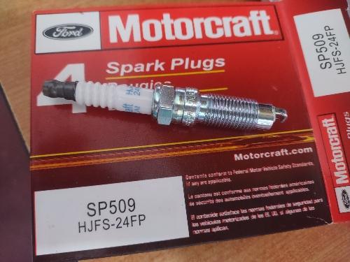 Bujía Motorcraft punta platino SP509 FX4,Sporktrac