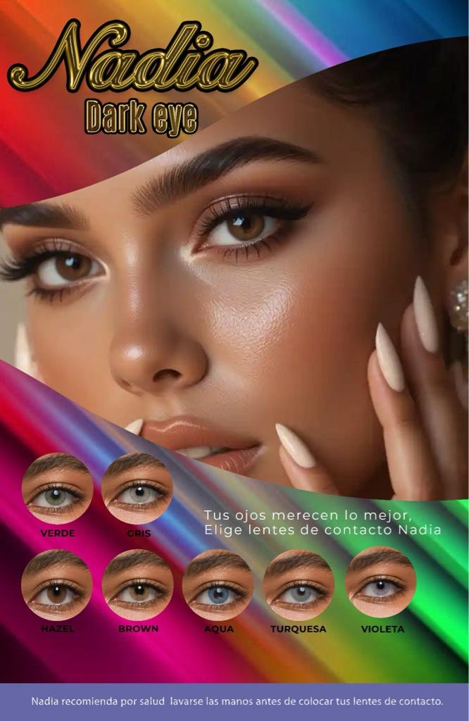 Miniatura 3 de 6 pares Nadia Dark, Eye turquesa