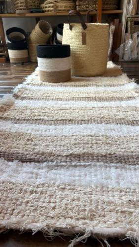 Alfombra 3 tonos tostado - 1,60x0,60