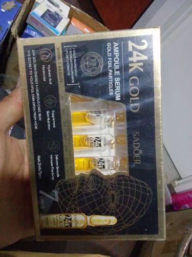 Ampollas faciales 24k gold