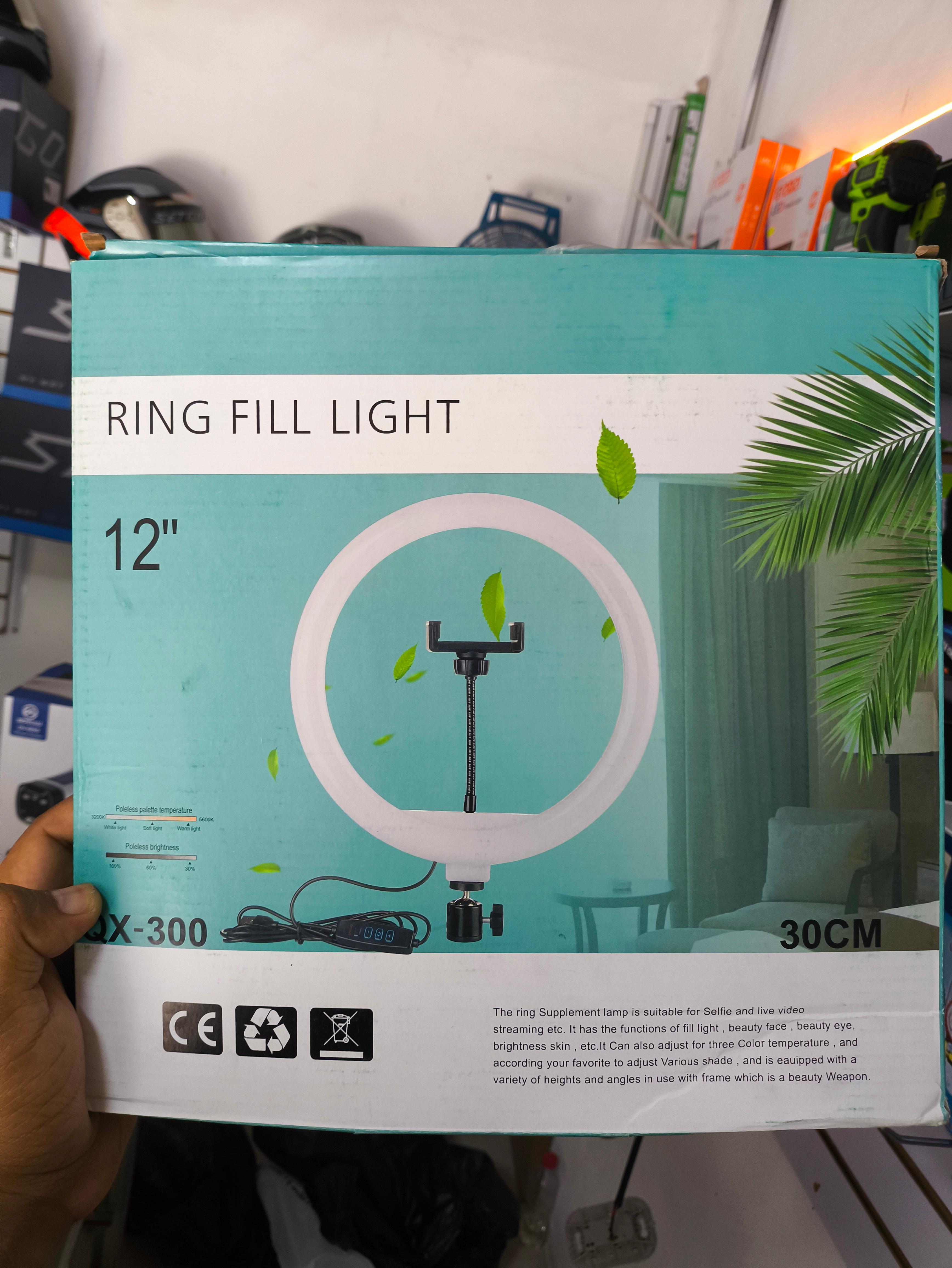 Aro de luz más trípode