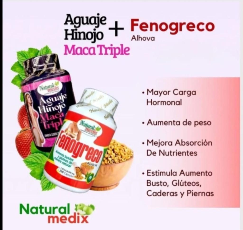 Aguaje Hinojo Maca + Fenogreco