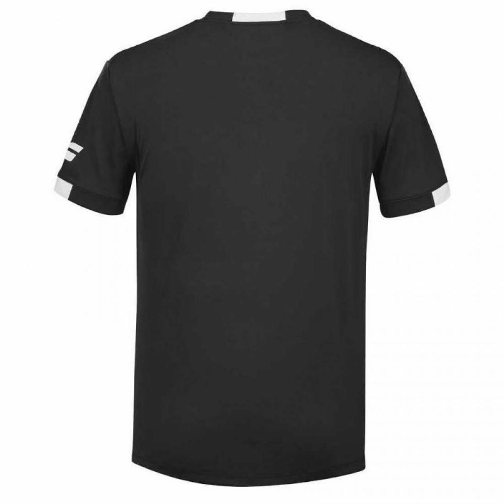 Miniatura 2 de Camiseta Babolat Play Crew Negro Blanco