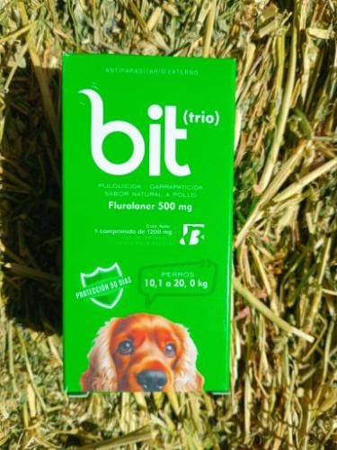 Bit trío perro 10 a 20kg protección 90 dias