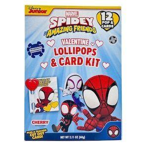 12 Lollipops card kit  Spidey amazin friends