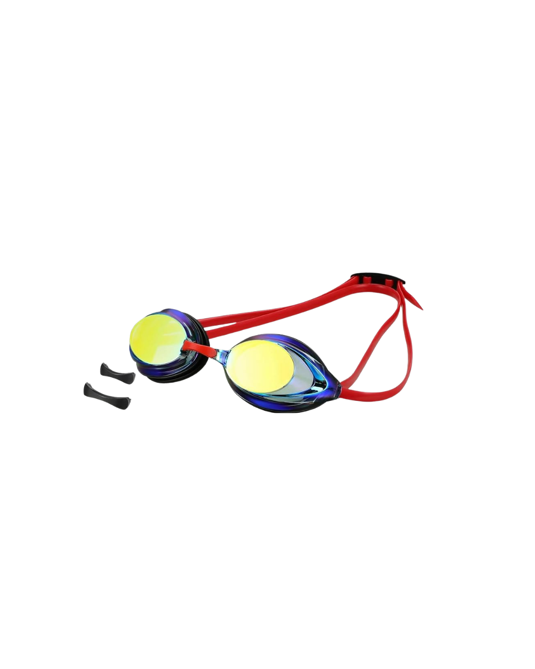 Lentes de natación rojos