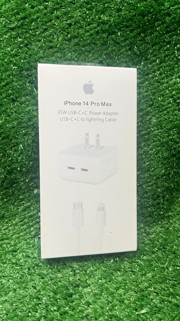 Cargador iPhone 35w tipo c a Lighting doble puerto