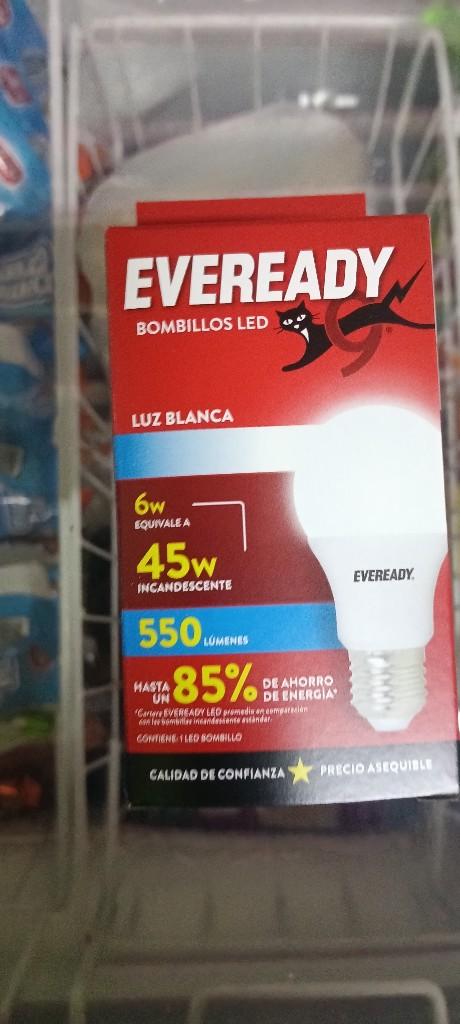 Ampolleta led luz blanca eveready 45w