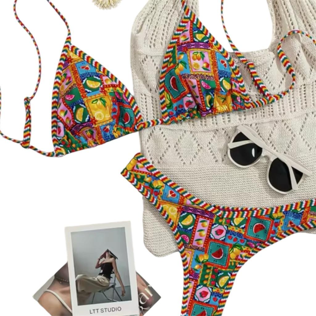 Miniatura 2 de Bikini estampado en talla S y M