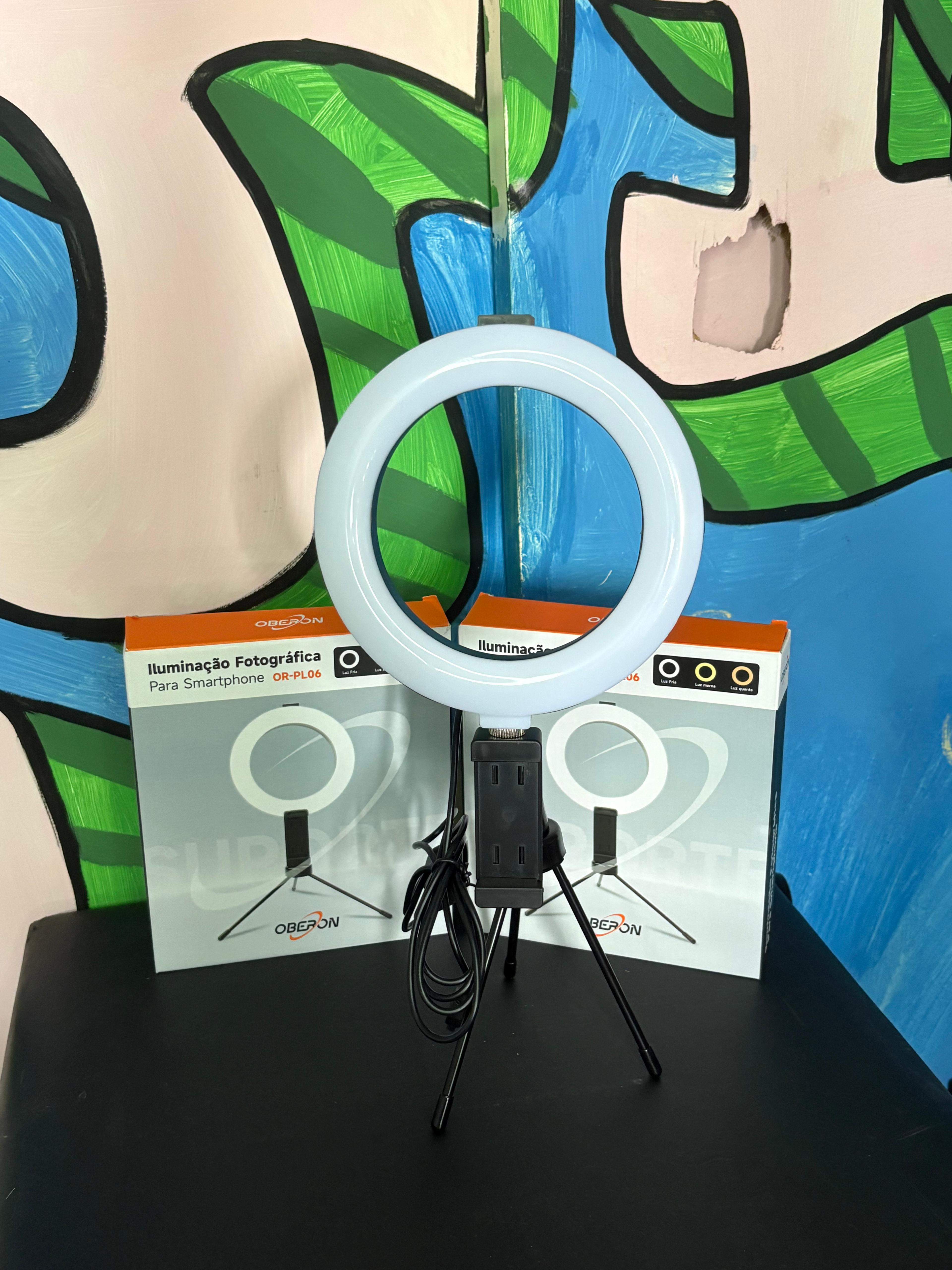 Miniatura 3 de Aro de Luz con Trípode y Soporte para Celular