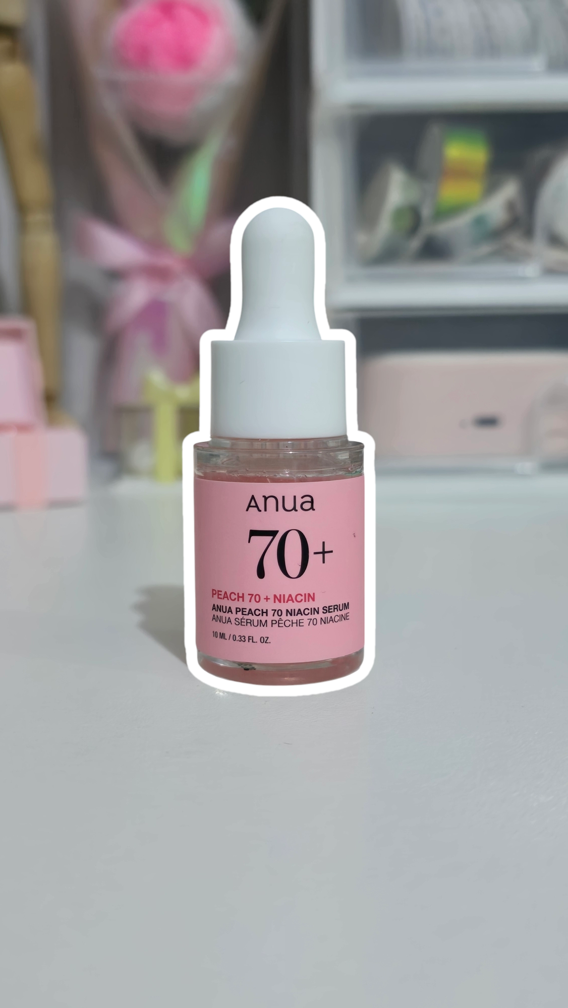 Anua mini Sérum facial peach 70 niacin 10ml