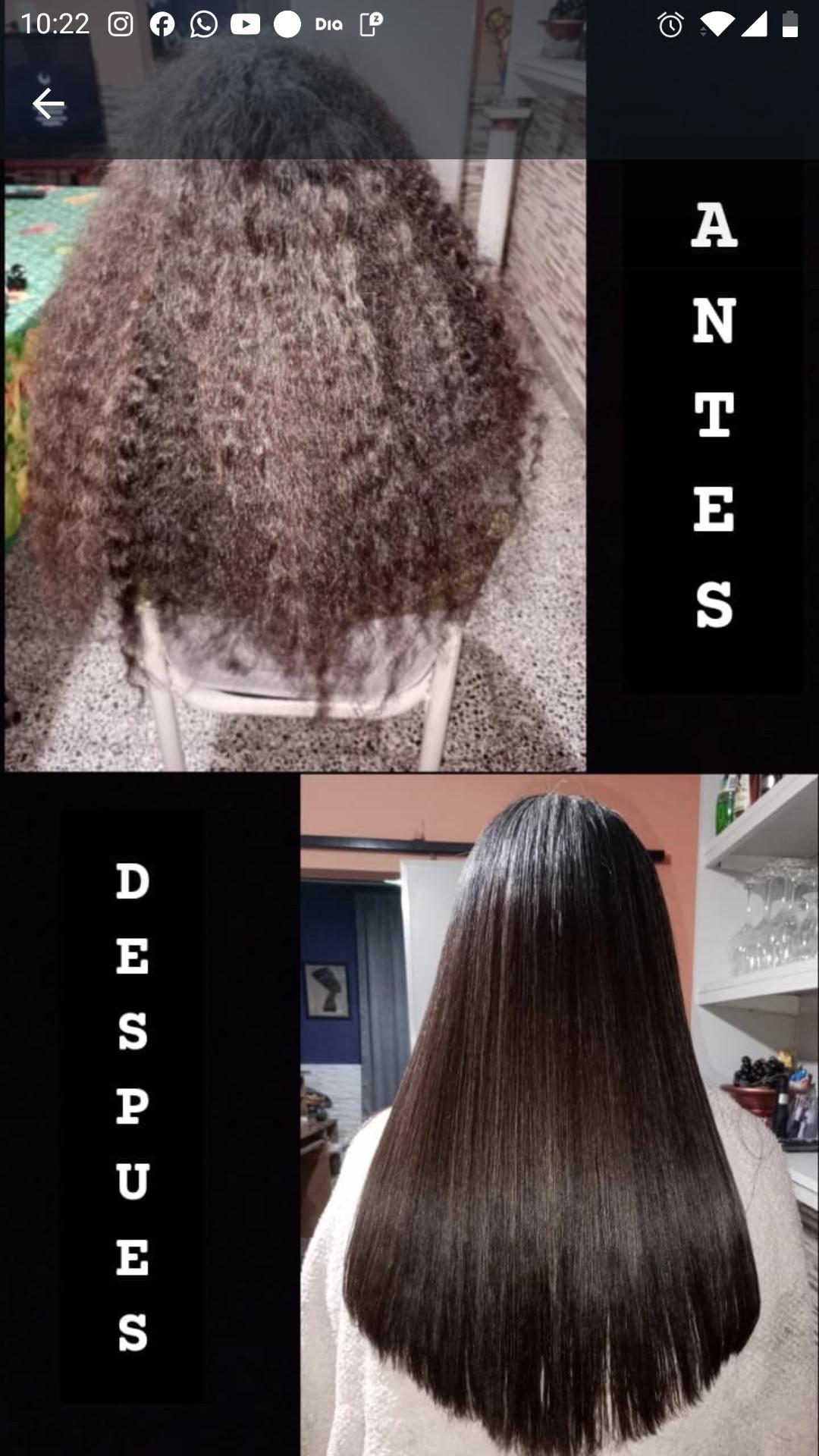 Aplicación de tratamientos capilares