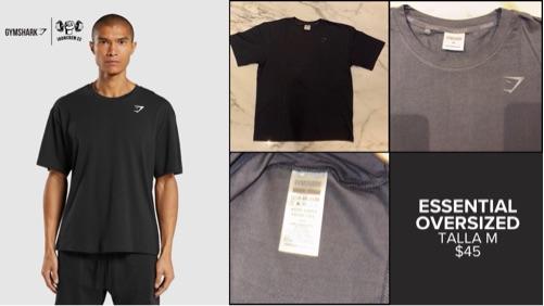 ESSENTIAL OVERSIZED GS NEGRA
