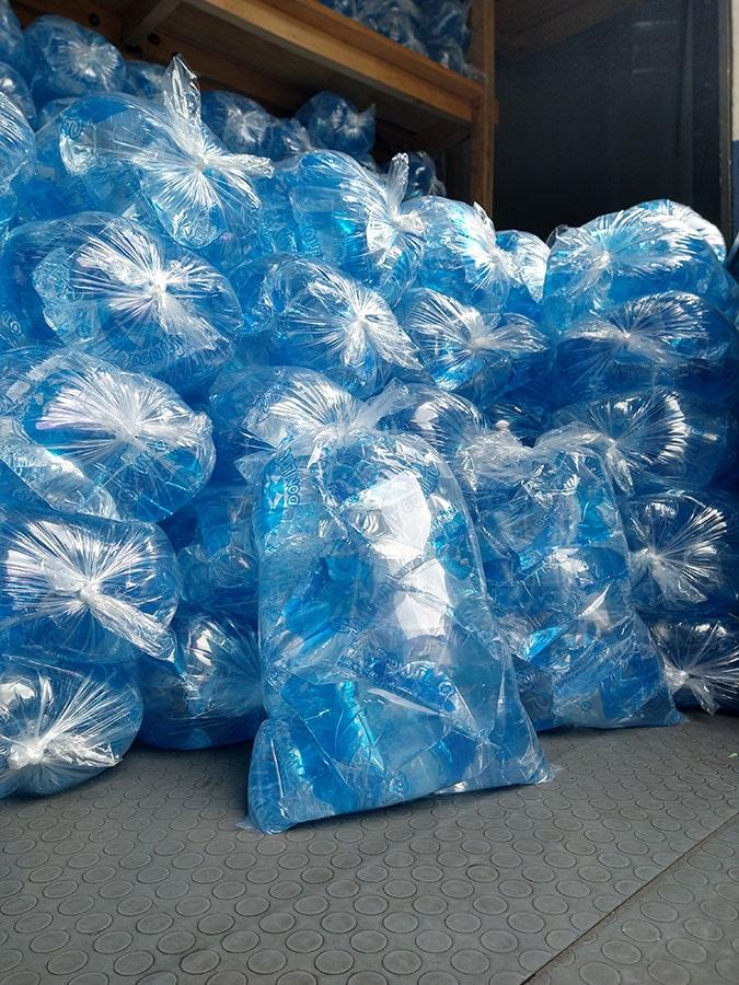Bolsas de agua pura