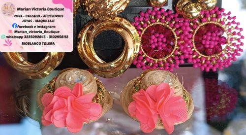 Aretes "Flor de verano"