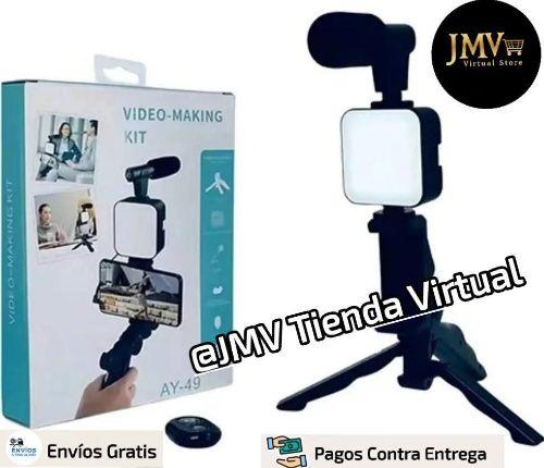 Set Trípode Soporte Led
