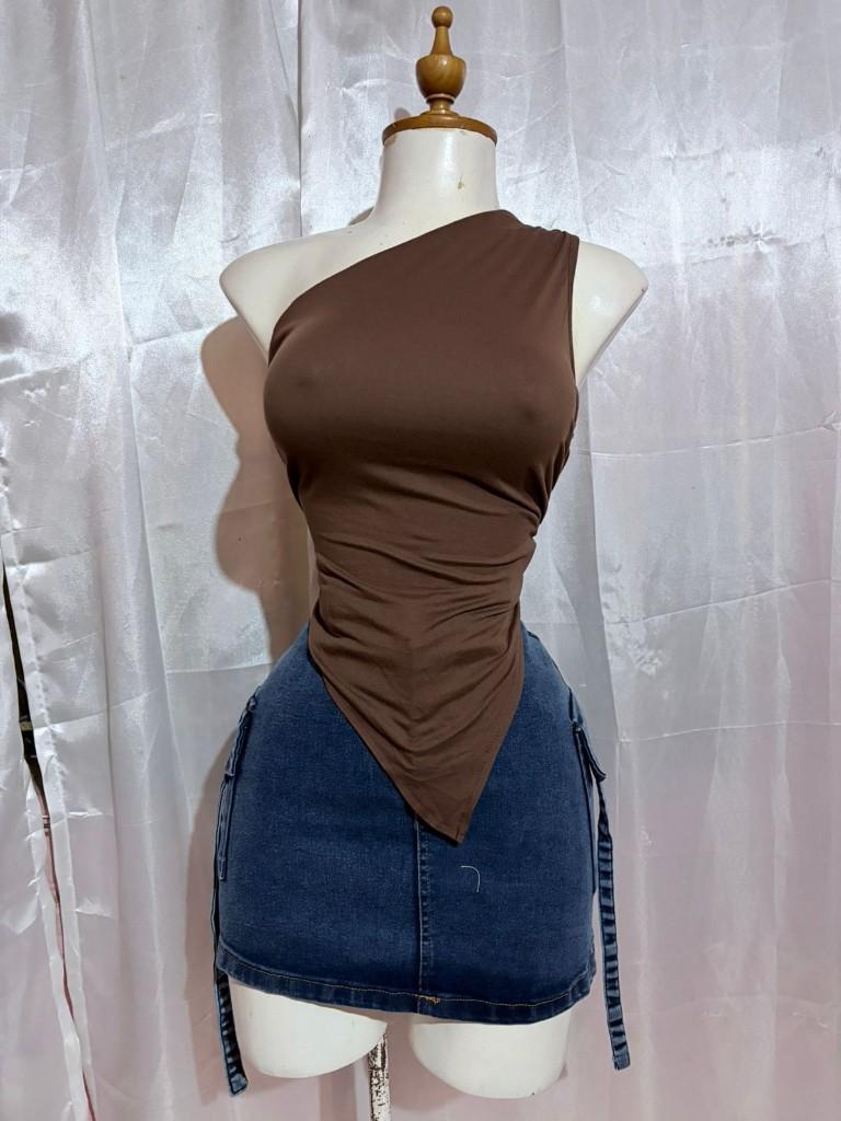 Blusa 1 hombro