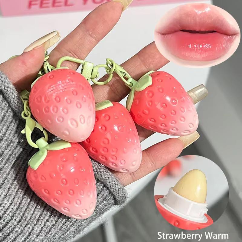 Miniatura 2 de Bálsamo labial fresita con llavero