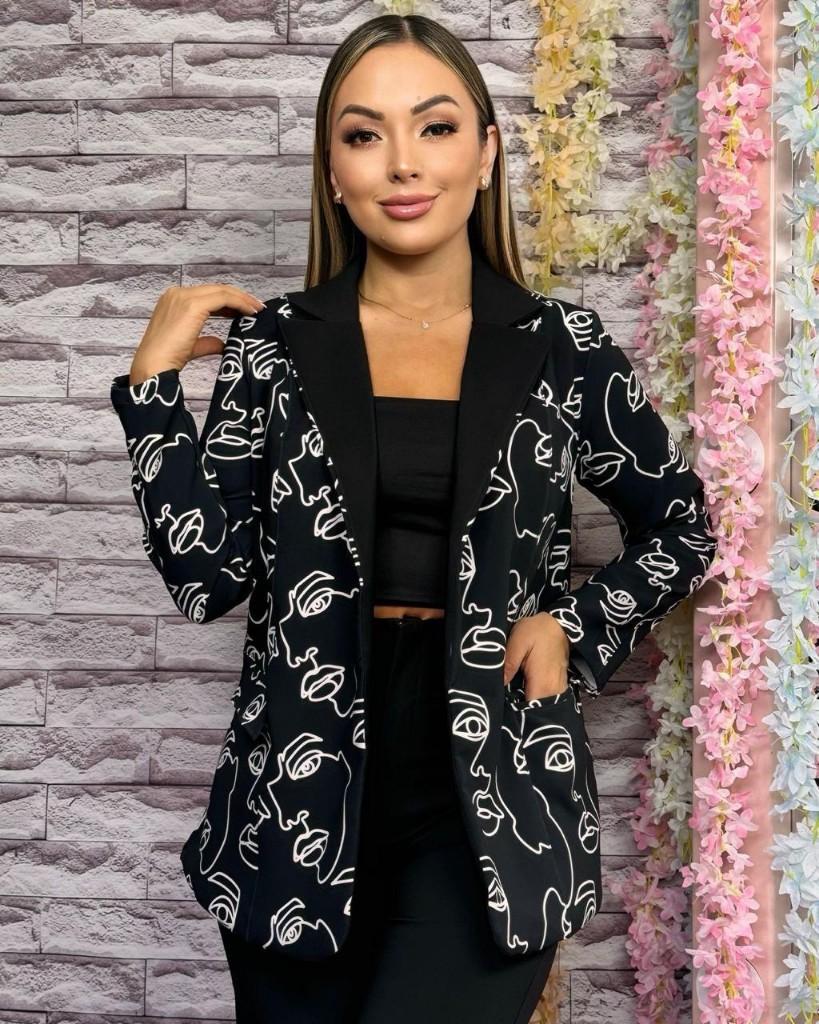 Miniatura 3 de Blazer Estampado