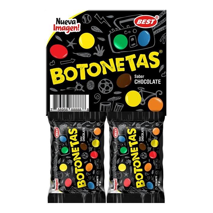 Botonetas Best chocolate 24 unidades