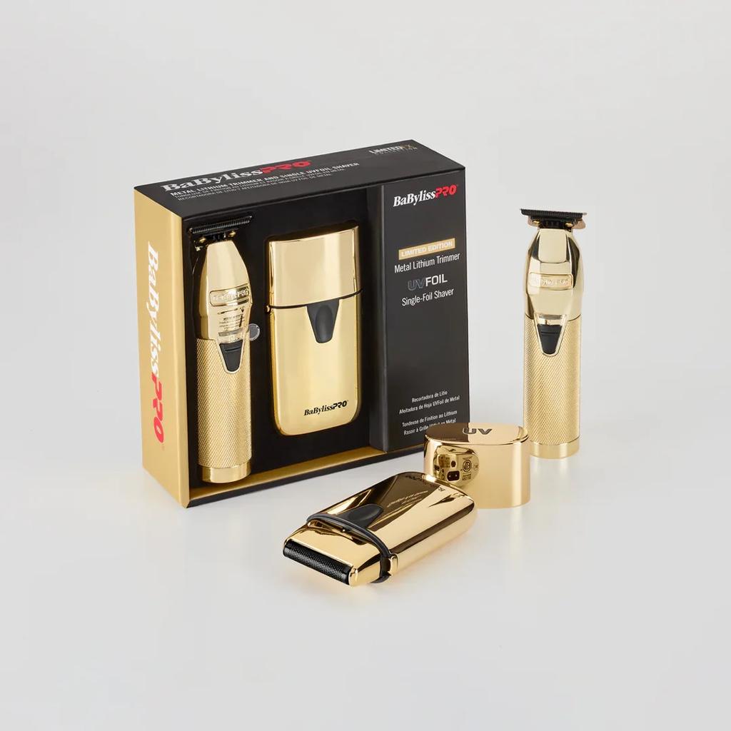BaBylissPRO Elite Set — Precision Trimmer + UV Foil Shaver
