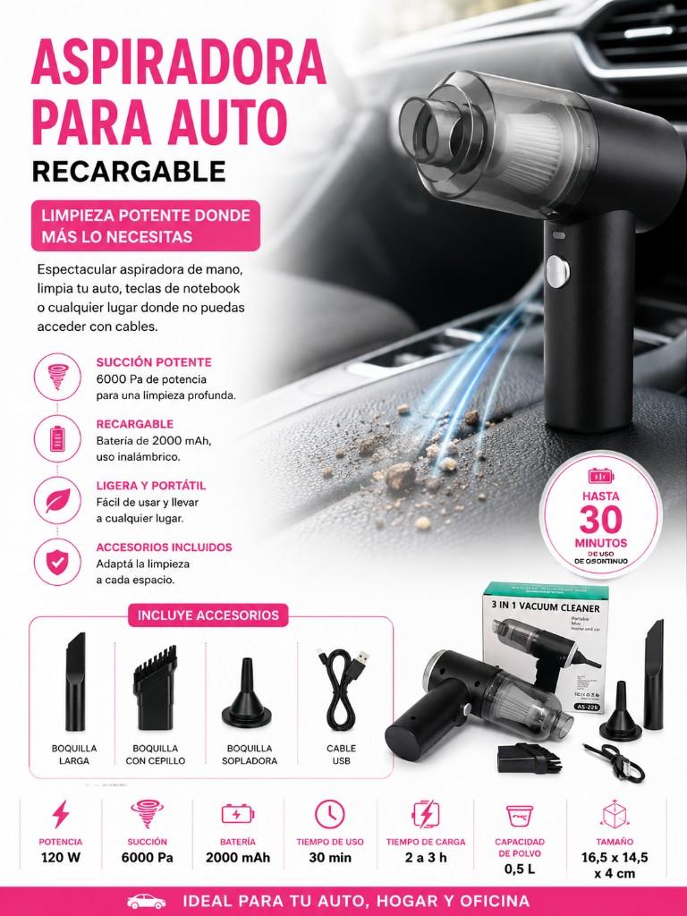 Aspiradora para auto