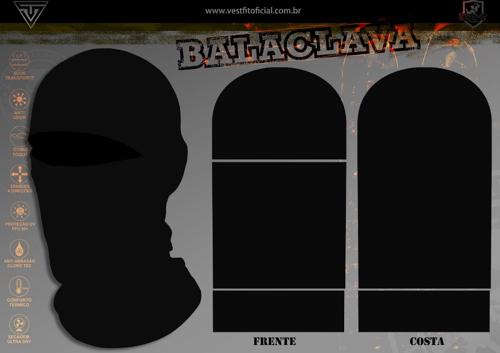Bala clava preta #