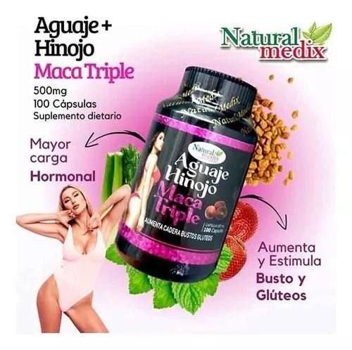 Aguaje +hinojo maca triple