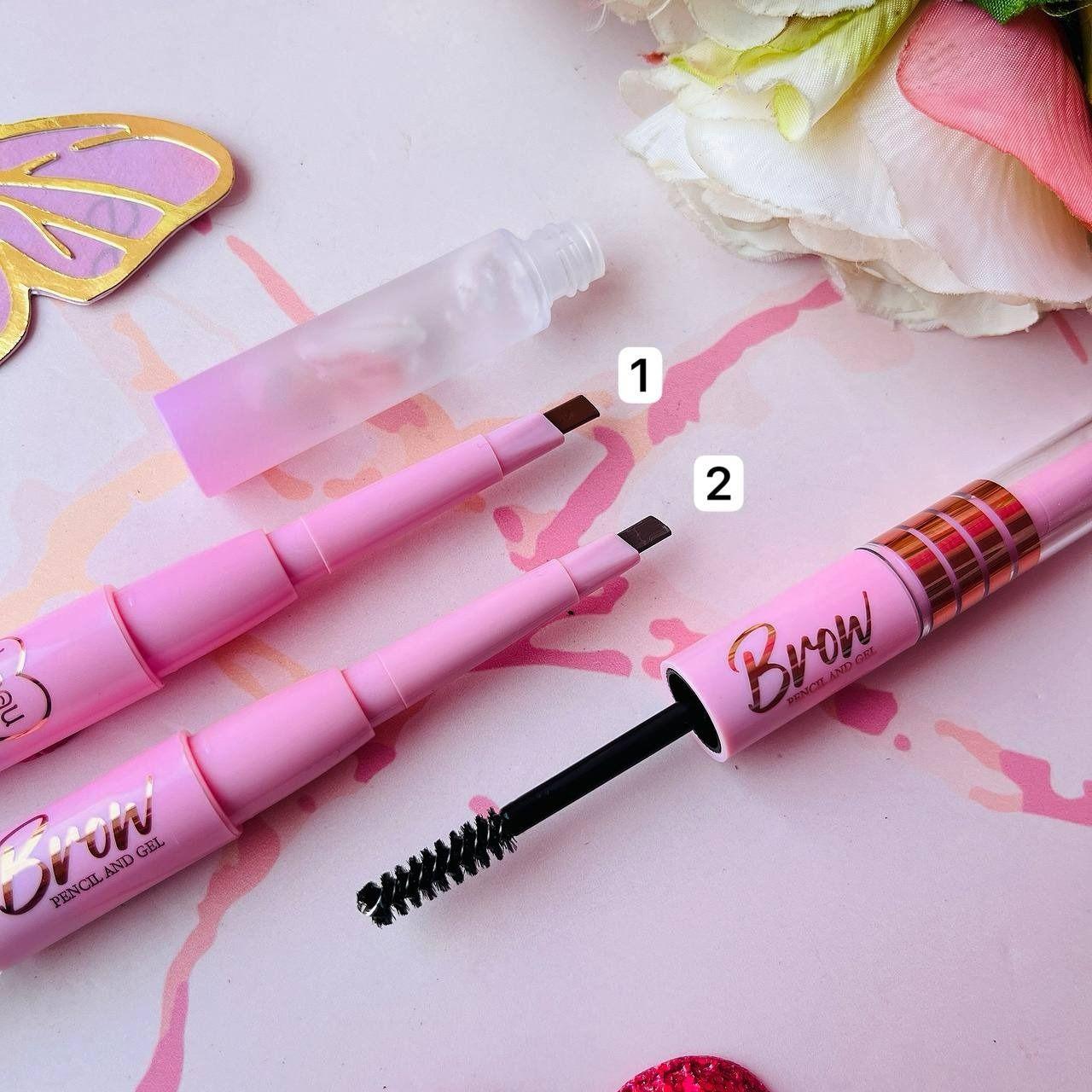 Brown Lápiz y gel para cejas
