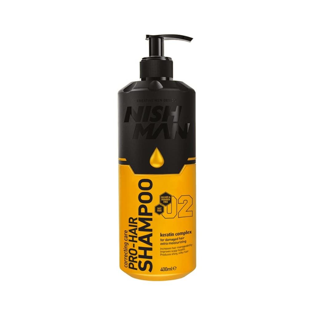 Miniatura 3 de 400ml Nishman Shampoo. Clean Scalp & Fresh Finish (NishMan)