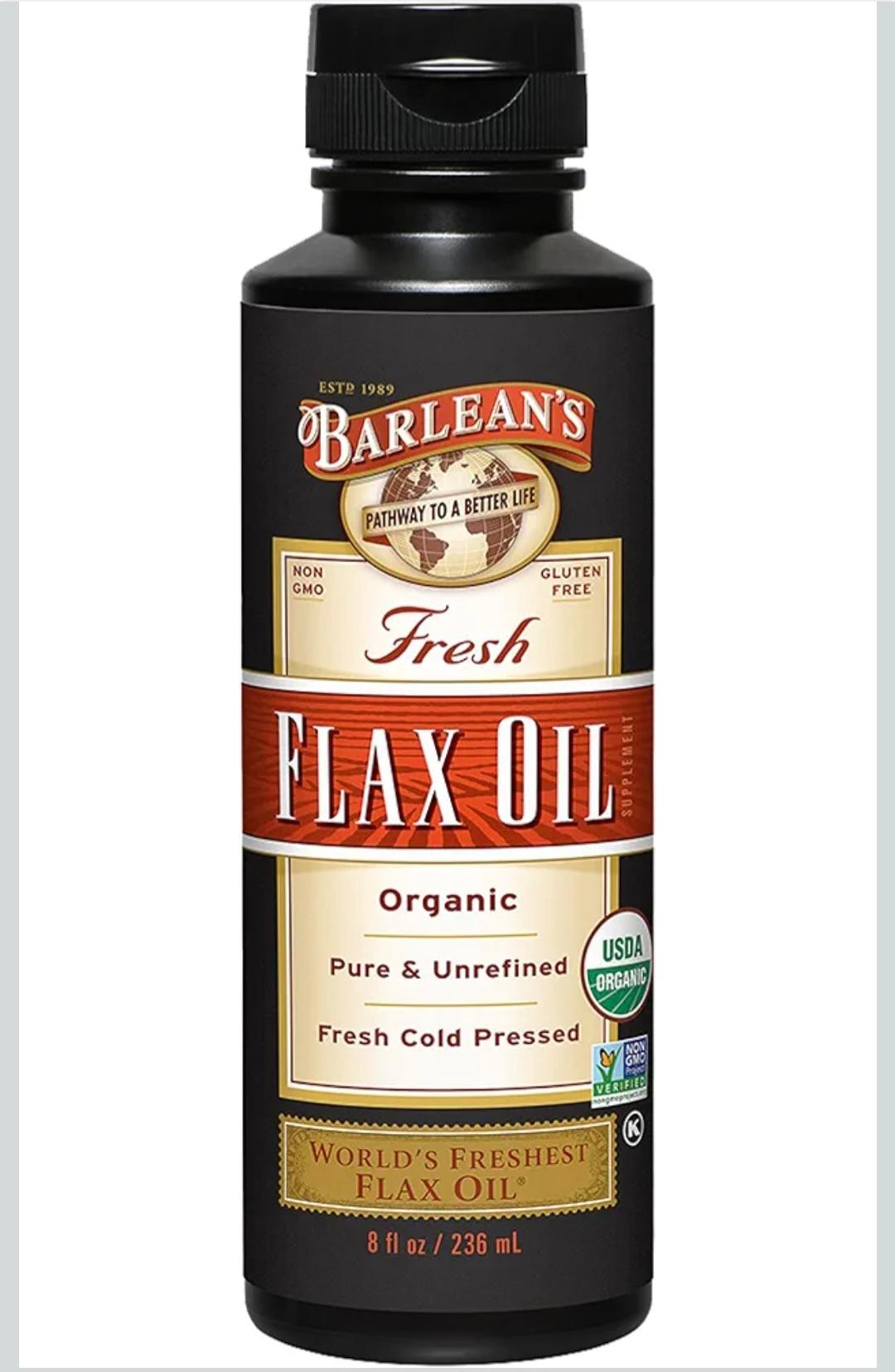 Aceite de Lino Orgánico Barlean's