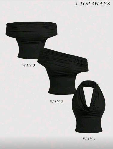 Blusa Top Shein Negro