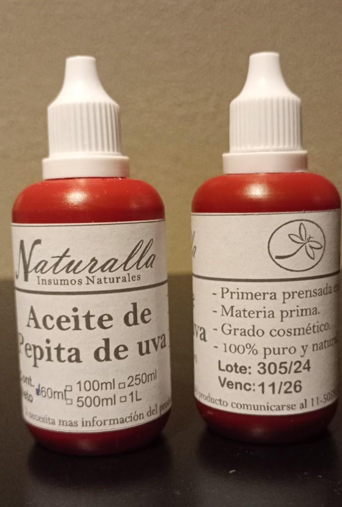 .Aceite de pepitas de uva x 60 ml