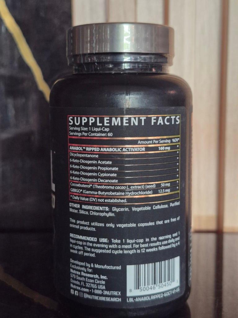 Miniatura 2 de ANABOL RIPPED 60 CAPS NUTREX