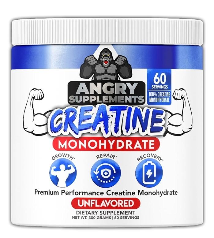 Angry Creatina monohidratada 60 servicios 300 gr