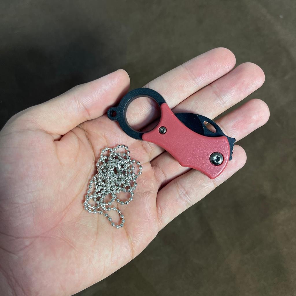 Mini cuchillo de CS rojo