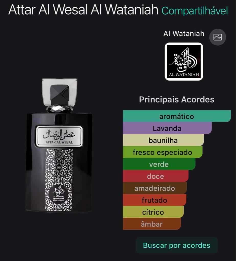 Miniatura 2 de AL WATANIAH ATTAR AL WESAL 100ml