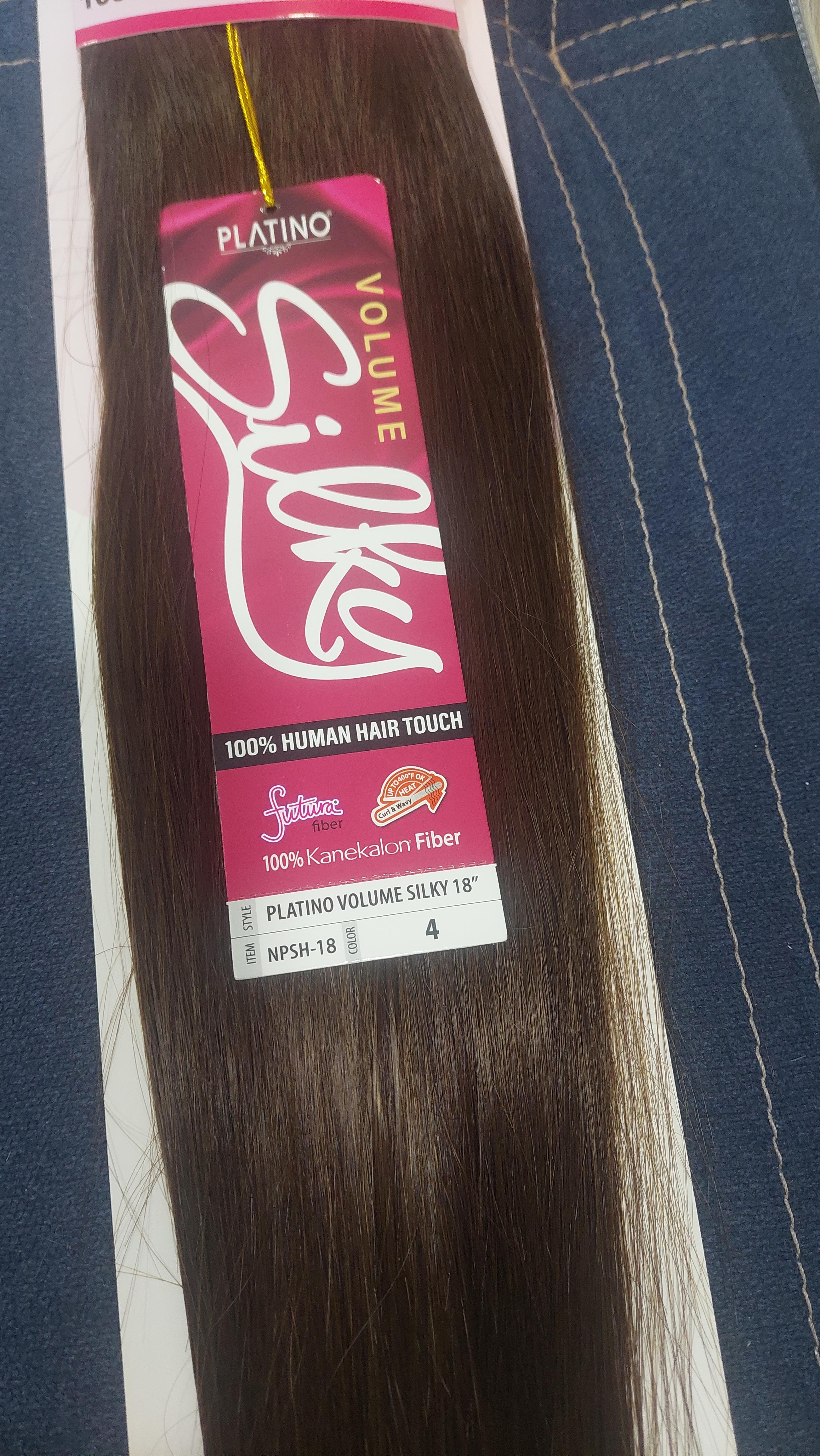 18 4 Extension Platino volume silky