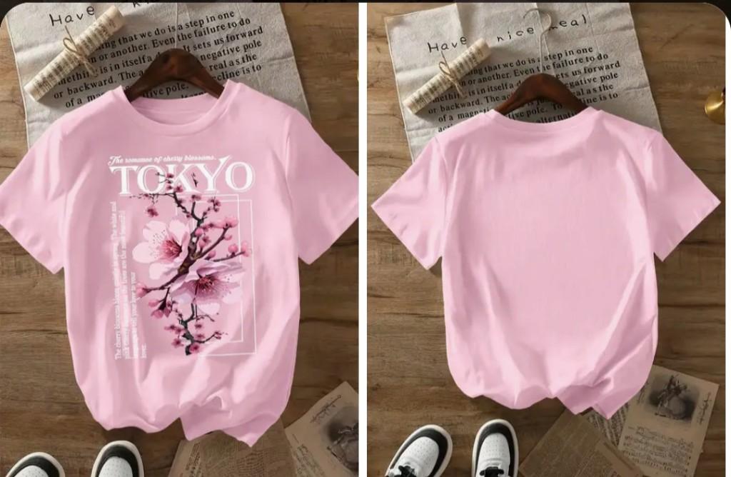 Camiseta Rosa para Mujer